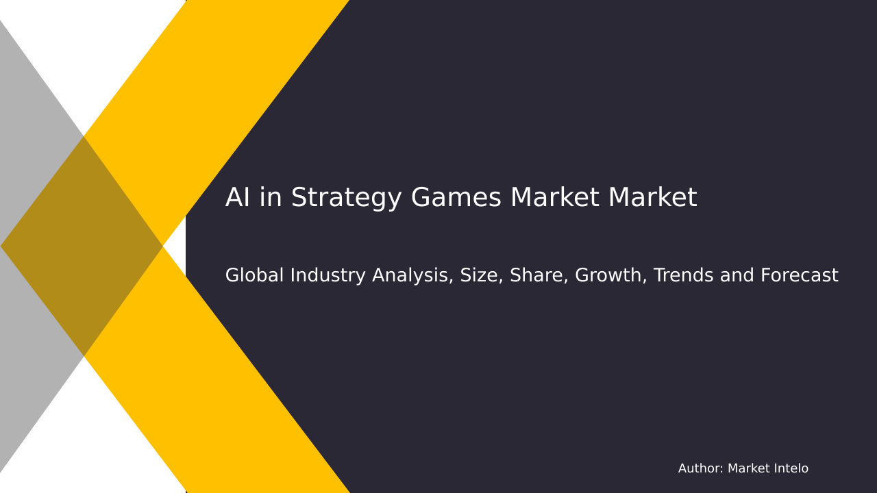 AI in Strategy Games Market Research Report 2033